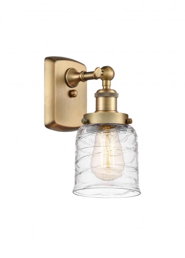 Bell - 1 Light - 5 inch - Brushed Brass - Sconce