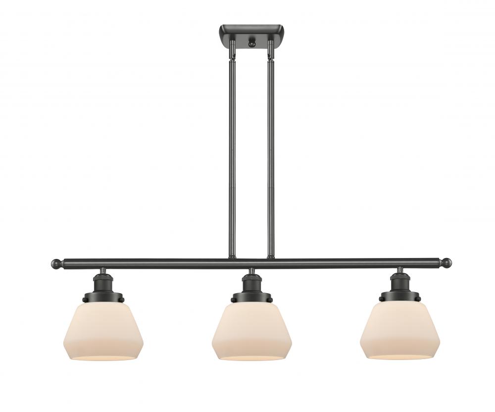 Fulton - 3 Light - 36 inch - Oil Rubbed Bronze - Stem Hung - Island Light