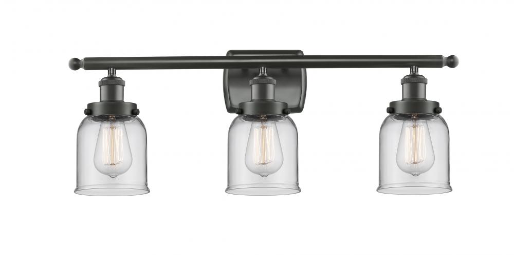 Bell - 3 Light - 26 inch - Oil Rubbed Bronze - Bath Vanity Light