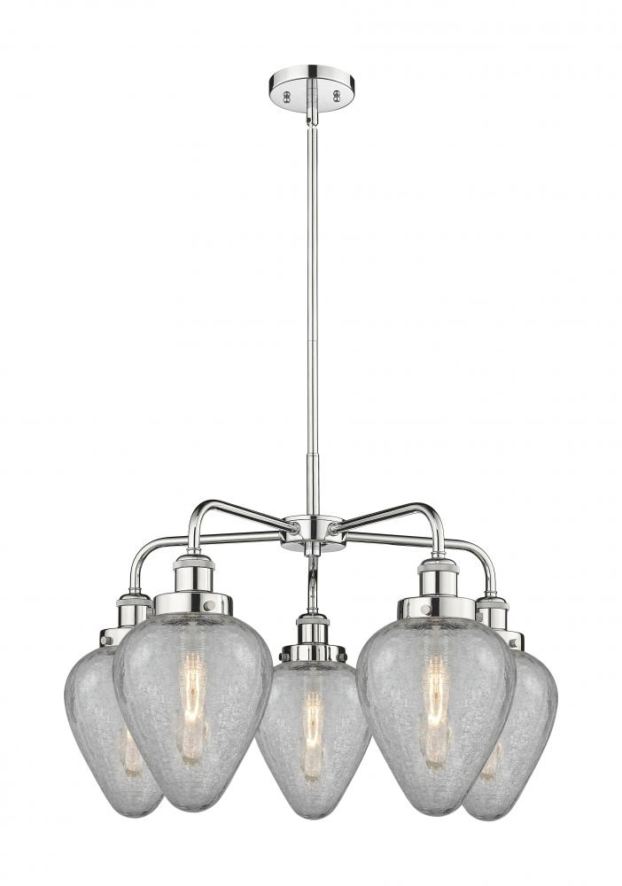 Geneseo - 5 Light - 25 inch - Polished Chrome - Chandelier