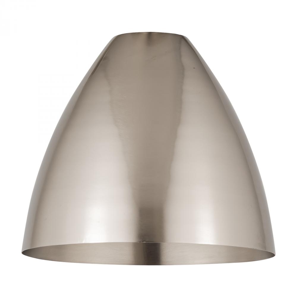 Metal Bristol Light 7.5 inch Brushed Satin Nickel Metal Shade