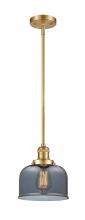 Innovations Lighting 201S-SG-G73 - Bell - 1 Light - 8 inch - Satin Gold - Stem Hung - Mini Pendant