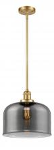 Innovations Lighting 201S-SG-G73-L - Bell - 1 Light - 12 inch - Satin Gold - Stem Hung - Mini Pendant