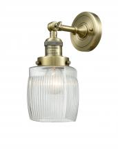 Innovations Lighting 203-AB-G302 - Colton - 1 Light - 6 inch - Antique Brass - Sconce