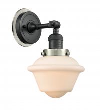 Innovations Lighting 203BK-BPSN-HRSN-G531 - Oxford - 1 Light - 8 inch - Matte Black - Sconce