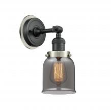 Innovations Lighting 203BK-BPSN-HRSN-G53 - Bell - 1 Light - 5 inch - Matte Black - Sconce