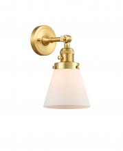 Innovations Lighting 203SW-SG-G61 - Cone - 1 Light - 6 inch - Satin Gold - Adjustable Sconce