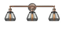 Innovations Lighting 205BP-ACBK-G173 - Fulton - 3 Light - 30 inch - Antique Copper - Bath Vanity Light