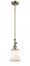 Innovations Lighting 206-AB-G191 - Bellmont - 1 Light - 6 inch - Antique Brass - Stem Hung - Adjustable Mini Pendant