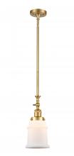 Innovations Lighting 206-SG-G181-LED - Canton - 1 Light - 6 inch - Satin Gold - Stem Hung - Adjustable Mini Pendant