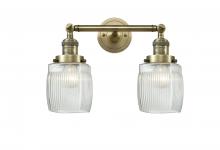 Innovations Lighting 208-AB-G302 - Colton - 2 Light - 16 inch - Antique Brass - Bath Vanity Light