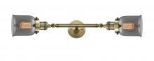 Innovations Lighting 208L-AB-G53 - Bell - 2 Light - 5 inch - Antique Brass - Bath Vanity Light