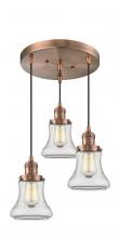 Innovations Lighting 211/3-AC-G192 - Bellmont 3 Light Multi-Pendant