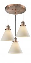 Innovations Lighting 211/3-AC-G41 - Large Cone 3 Light Multi-Pendant