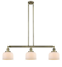 Innovations Lighting 213-AB-G71 - Bell - 3 Light - 41 inch - Antique Brass - Stem Hung - Island Light