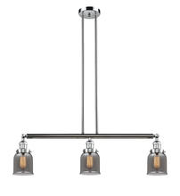 Innovations Lighting 213-PC-G53 - Bell - 3 Light - 38 inch - Polished Chrome - Stem Hung - Island Light