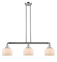 Innovations Lighting 213-PC-G71 - Bell - 3 Light - 41 inch - Polished Chrome - Stem Hung - Adjustable Island Light