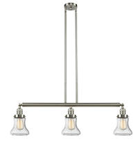 Innovations Lighting 213-SN-G194-LED - Bellmont - 3 Light - 39 inch - Brushed Satin Nickel - Stem Hung - Island Light