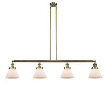 Innovations Lighting 214-AB-G41 - Cone - 4 Light - 52 inch - Antique Brass - Stem Hung - Island Light