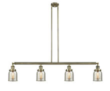 Innovations Lighting 214-AB-G58 - Bell - 4 Light - 50 inch - Antique Brass - Stem Hung - Island Light