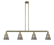 Innovations Lighting 214-AB-G63 - Cone - 4 Light - 51 inch - Antique Brass - Stem Hung - Island Light