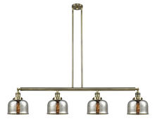 Innovations Lighting 214-AB-G78-LED - Bell - 4 Light - 53 inch - Antique Brass - Stem Hung - Adjustable Island Light