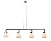 Innovations Lighting 214-PC-G61 - Cone - 4 Light - 51 inch - Polished Chrome - Stem Hung - Island Light