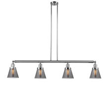 Innovations Lighting 214-PC-G63-LED - Cone - 4 Light - 51 inch - Polished Chrome - Stem Hung - Adjustable Island Light