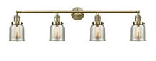 Innovations Lighting 215-AB-G58 - Bell - 4 Light - 43 inch - Antique Brass - Bath Vanity Light