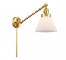 Innovations Lighting 237-SG-G41 - Cone - 1 Light - 8 inch - Satin Gold - Swing Arm