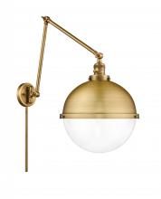 Innovations Lighting 238-BB-HFS-122-BB - Hampden - 1 Light - 13 inch - Brushed Brass - Swing Arm