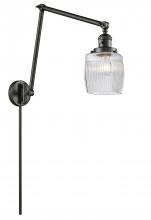 Innovations Lighting 238-OB-G302 - Colton - 1 Light - 8 inch - Oil Rubbed Bronze - Swing Arm