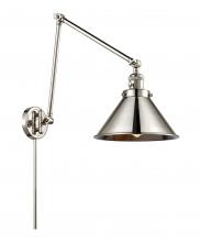 Innovations Lighting 238-PN-M10-PN-LED - Briarcliff - 1 Light - 10 inch - Polished Nickel - Swing Arm