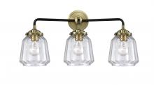 Innovations Lighting 284-3W-BAB-G142 - Chatham - 3 Light - 24 inch - Black Antique Brass - Bath Vanity Light