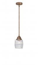Innovations Lighting 288-1S-AC-G302 - Colton - 1 Light - 6 inch - Antique Copper - Cord hung - Mini Pendant