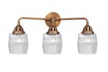 Innovations Lighting 288-3W-AC-G302 - Colton - 3 Light - 24 inch - Antique Copper - Bath Vanity Light