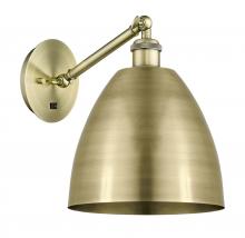 Innovations Lighting 317-1W-AB-MBD-9-AB - Bristol - 1 Light - 9 inch - Antique Brass - Sconce