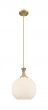 Innovations Lighting 415-1PR-BB-G121-10 - Astor - 1 Light - 10 inch - Brushed Brass - Cord hung - Mini Pendant