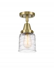 Innovations Lighting 447-1C-AB-G513 - Bell - 1 Light - 5 inch - Antique Brass - Flush Mount