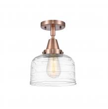 Innovations Lighting 447-1C-AC-G713 - Bell - 1 Light - 8 inch - Antique Copper - Semi-Flush Mount