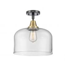 Innovations Lighting 447-1C-BAB-G72-L - Bell - 1 Light - 12 inch - Black Antique Brass - Semi-Flush Mount
