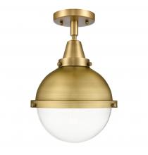 Innovations Lighting 447-1C-BB-HFS-82-BB - Hampden - 1 Light - 9 inch - Brushed Brass - Flush Mount