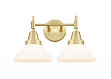 Innovations Lighting 447-2W-SB-W - Caden Bath Vanity Light