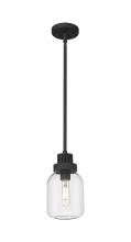 Innovations Lighting 472-1S-TBK-G472-6CL - Somers - 1 Light - 6 inch - Textured Black - Pendant