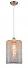 Innovations Lighting 516-1P-AC-G116-L-LED - Cobbleskill - 1 Light - 9 inch - Antique Copper - Cord hung - Mini Pendant