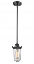 Innovations Lighting 516-1S-BK-CE231-CL-LED - Kingsbury - 1 Light - 4 inch - Matte Black - Mini Pendant