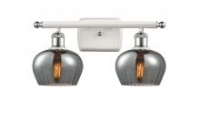 Innovations Lighting 516-2W-WPC-G93 - Fenton - 2 Light - 17 inch - White Polished Chrome - Bath Vanity Light