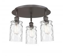 Innovations Lighting 516-3C-OB-G352 - Candor - 3 Light - 17 inch - Oil Rubbed Bronze - Semi-Flush Mount