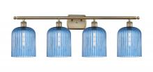 Innovations Lighting 516-4W-AB-G559-8BL - Bridal Veil - 4 Light - 35 inch - Antique Brass - Bath Vanity Light