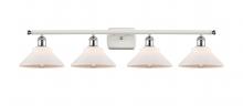 Innovations Lighting 516-4W-WPC-G131 - Orwell - 4 Light - 38 inch - White Polished Chrome - Bath Vanity Light